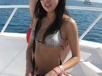 Beautiful amateur babe at vacations