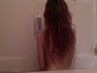 Natural naked yoga teen babe selfie