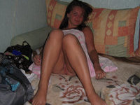 Sweet young GF naked at home