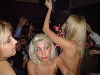 At strip club
