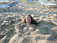 Her beautiful boobs on the beach