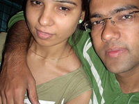 Indian girl with boyfriend