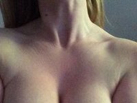 Natural large boobs GF pics collection