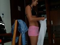 Sweet brunette amateur wife