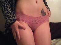 Sexy pierced saggy tits 2