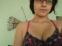 Young amateur GF with big tits