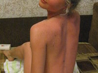 Russian amateur blonde wife