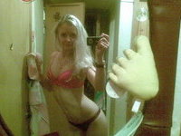 Russian amateur blonde wife