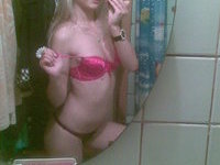 Russian amateur blonde wife