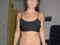 French thin amateur girl