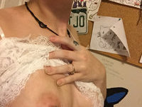 gf with pierced nipples