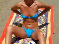 Italian mature mom alone and with friends
