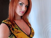 Amazing redhead babe Anais self pics