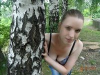 Cute forest naked teen