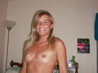 Sexy young amateur blonde GF