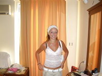 Cute amateur wife at vacation