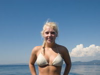 Blond GF on vacations