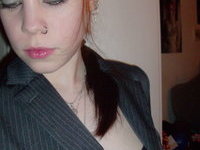 Emo amateur teen girl