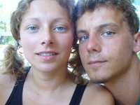 Young Czech couple summer vacation