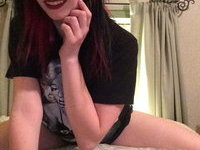 Emo amateur teen girl