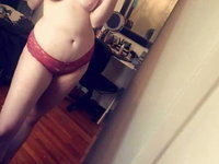 Gorgeous big tit blonde GF in lingerie