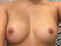 Small tits sweet brunette girl