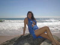 Very hot amateur babe at vacations