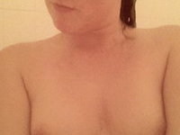 Tiny titted chubby college slut