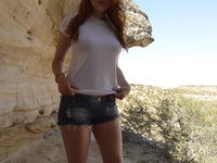 Redhead young amateur girl