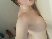 Skinny sexy redhead teen GF selfies