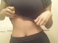 Ebony GF with sexy nice tits