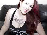 Tattoed redhead amateur wife