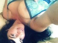 Busty amateur wife selfies