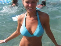 Holiday private pics from amateur blonde