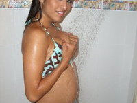 Brazilian amateur brunette wife posing