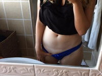 Young curvy blonde hot selfies