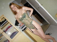 Amateur wife with long hair