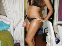 Sexy latina girl nude posing