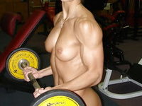 Muscle girl nude posing pics part 11