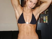 Muscle girl nude posing pics part 3