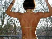 Muscle girl nude posing pics part 9