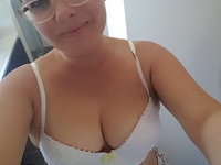 Sexy blond wife in glasses sexlife
