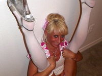 Blonde amateur wife Sandy exposed