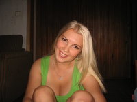 Beautiful amateur blonde girl