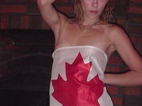 Canadian amateur blonde wife