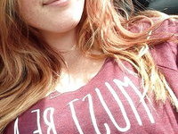 Busty redhead amateur GF