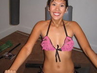Asian amateur brunette wife