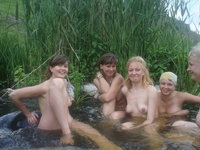 Naked groups of girls mix