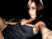 Emo amateur teen girl