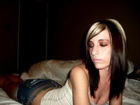 Emo amateur teen girl